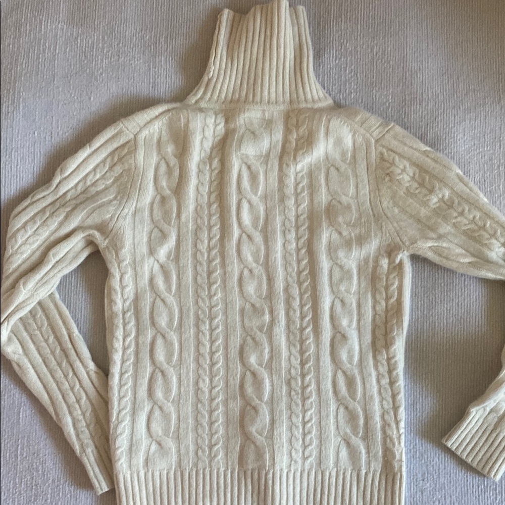 wool cable sweater